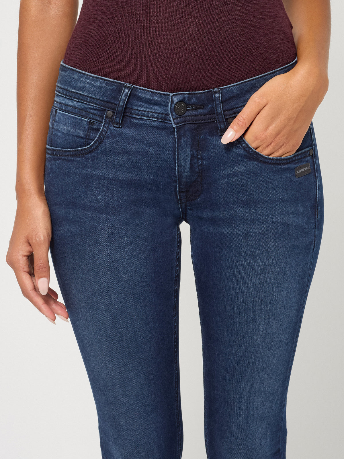 GANG Damen Jeans 94FAITH CROPPED