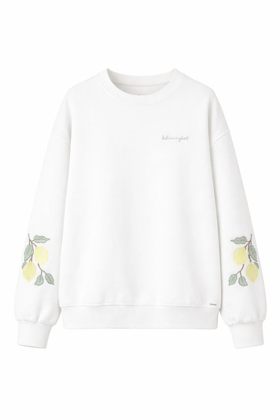 Kleinigkeit Damen Sweatshirt Juicy Lemon Sweatshirt – offwhite