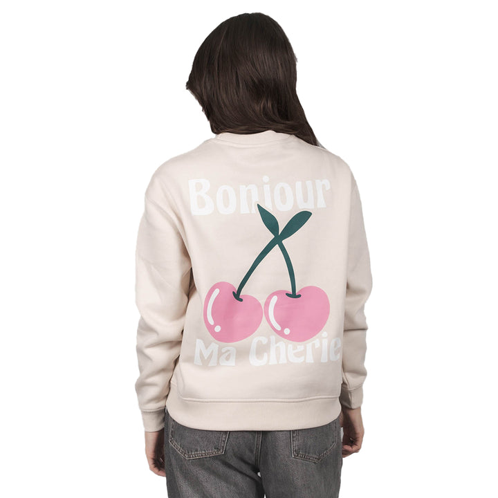 Kleinigkeit Damen Sweatshirt Bonjour Swädder