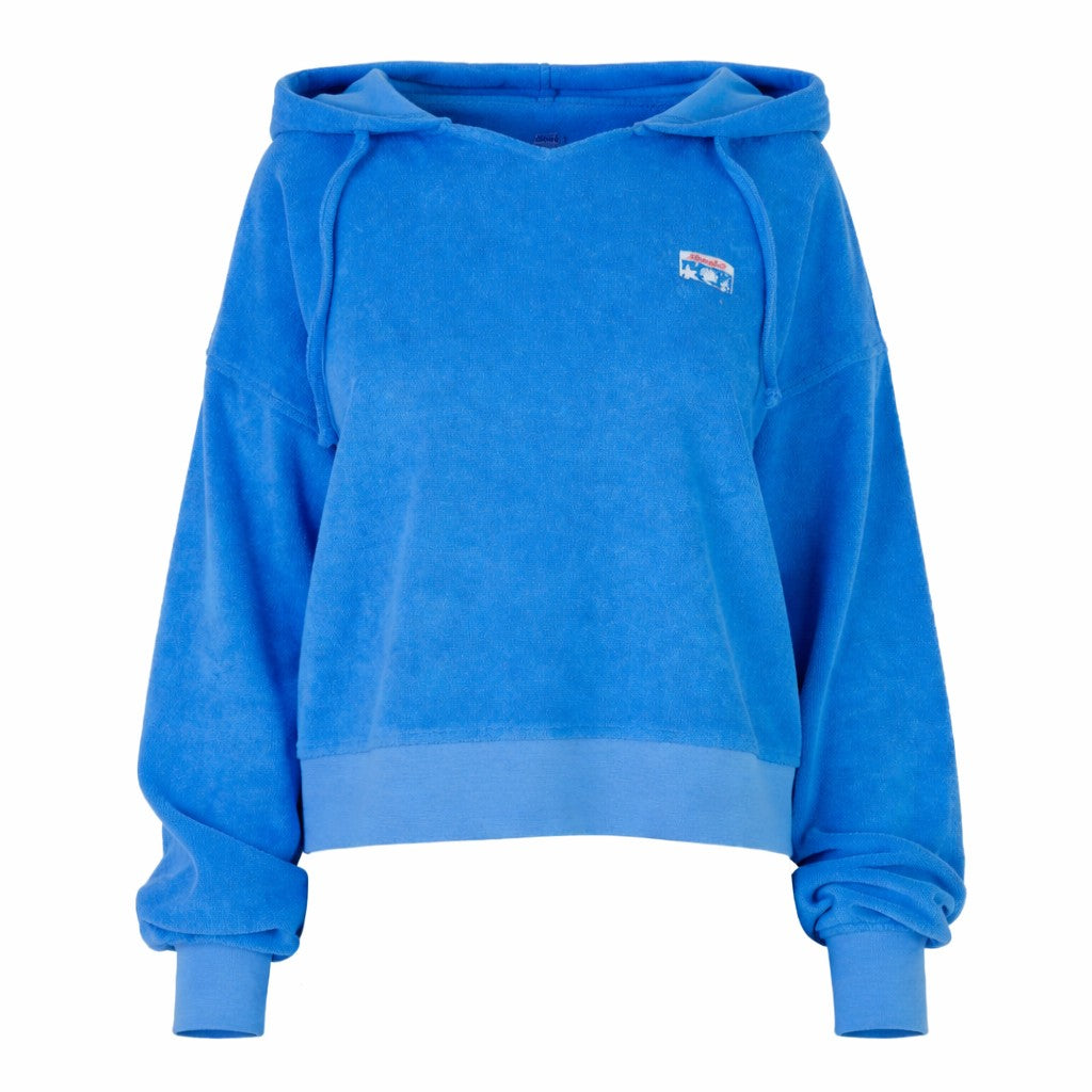 Kleinigkeit Damen Kapuzenpullover Katy Terry Hoodie – santorini blue