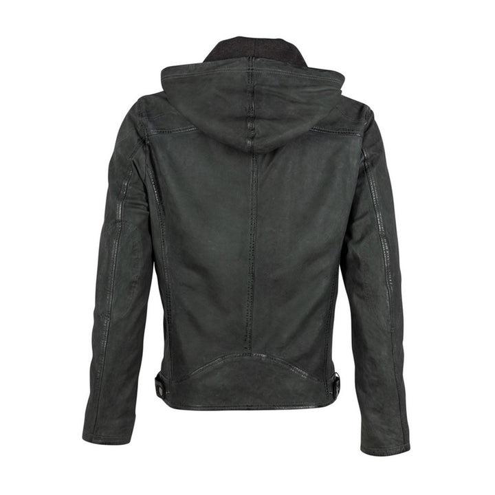 Gipsy Herren Lederjacke Biker GMCalan - forest green