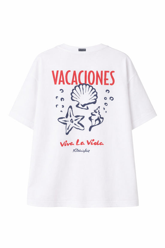 Kleinigkeit Damen T-Shirt Big Vacaciones – white