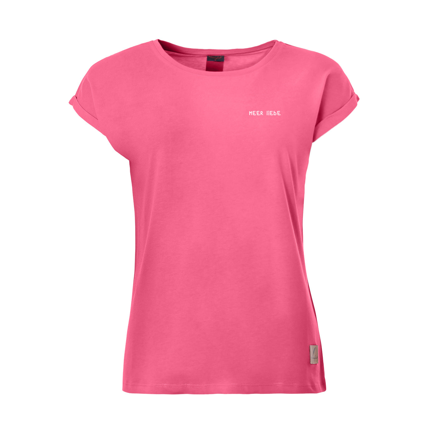 Kleinigkeit Damen T-Shirt Normalfit Meer Liebe Norden – hot pink