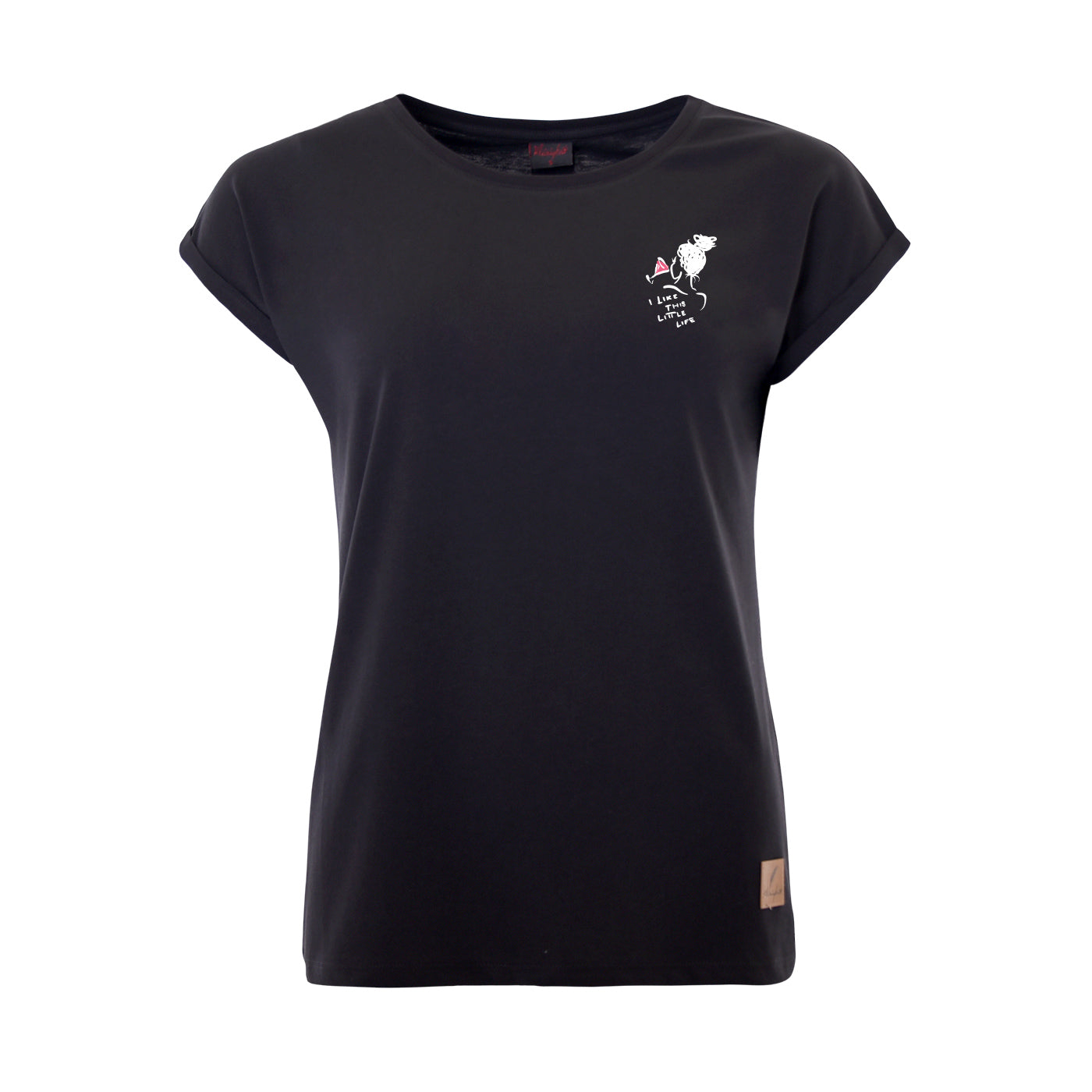 Kleinigkeit Damen T-Shirt Normalfit Little Life – black