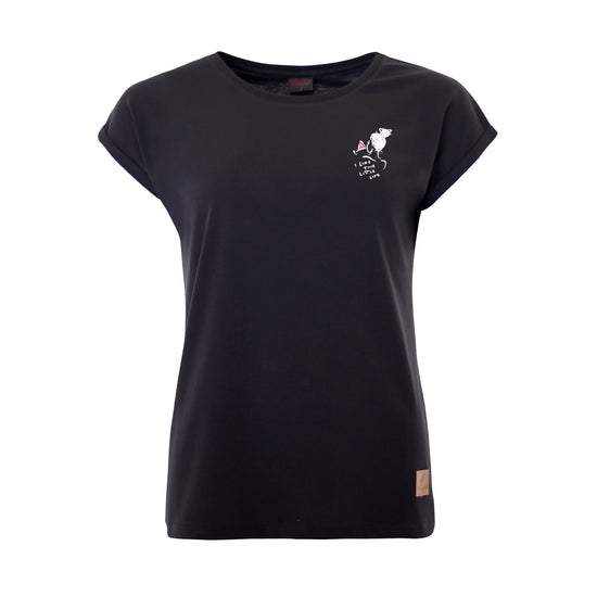 Kleinigkeit Damen T-Shirt Normalfit Little Life – black