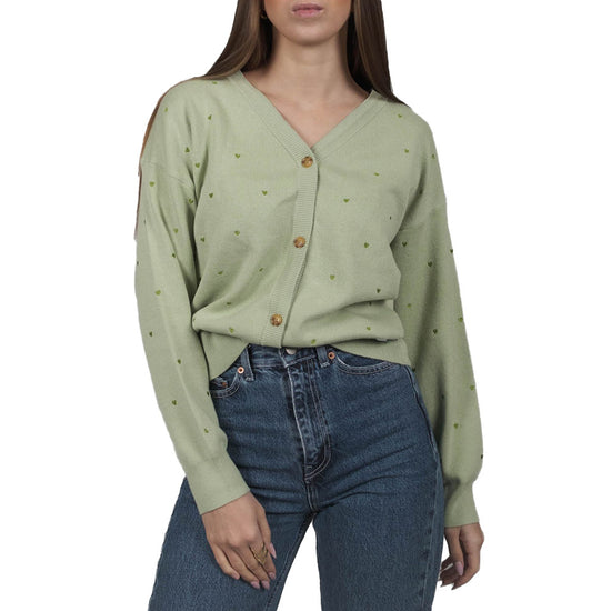 Kleinigkeit Damen Strickjacke Désirée Stick Herzen