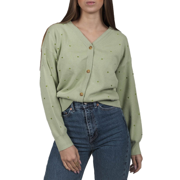 Kleinigkeit Damen Strickjacke Désirée Stick Herzen