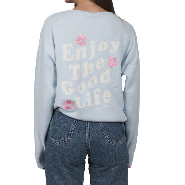 Kleinigkeit Damen Strickpullover Wollma Good Life