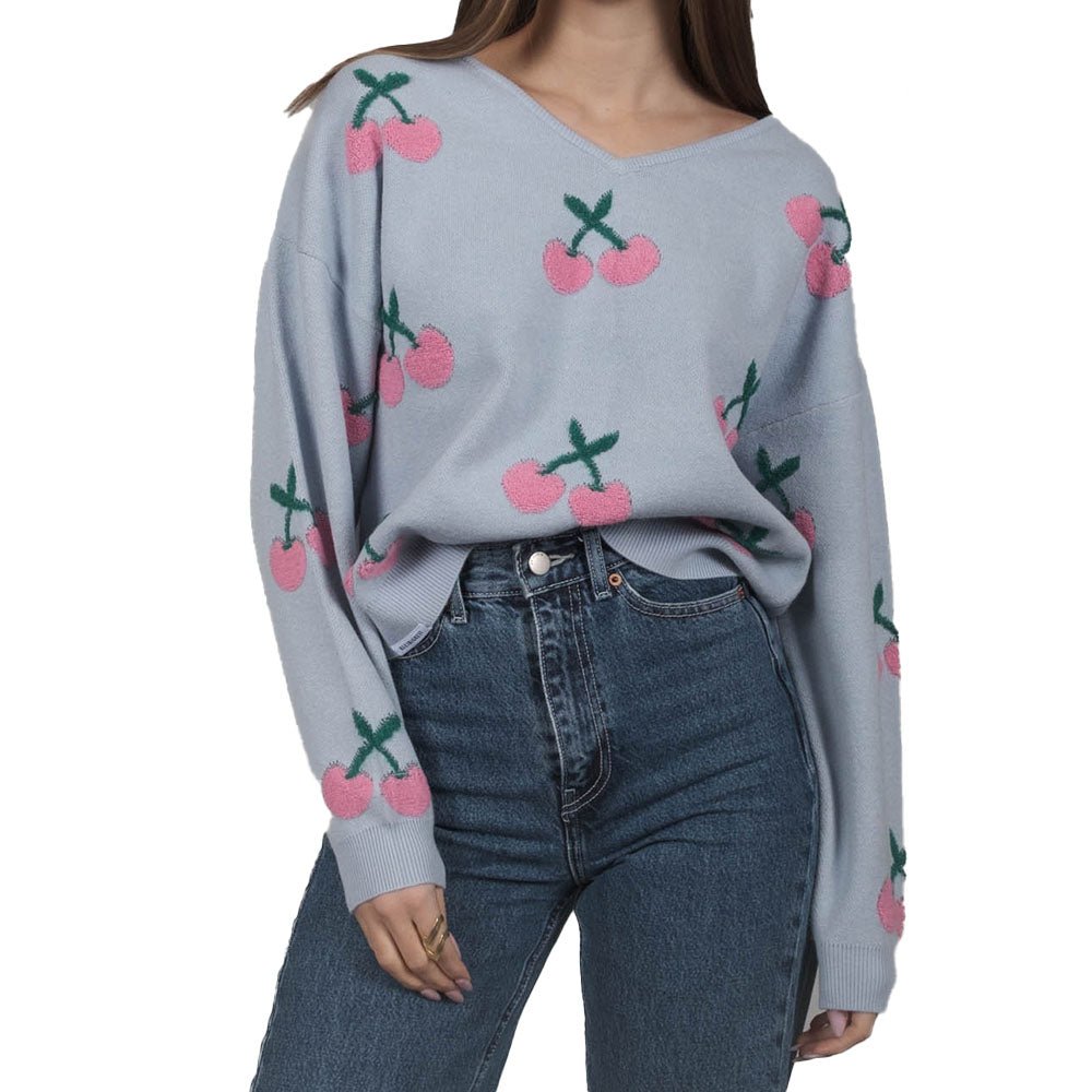 Kleinigkeit Damen Strickpullover Cherry Wollma