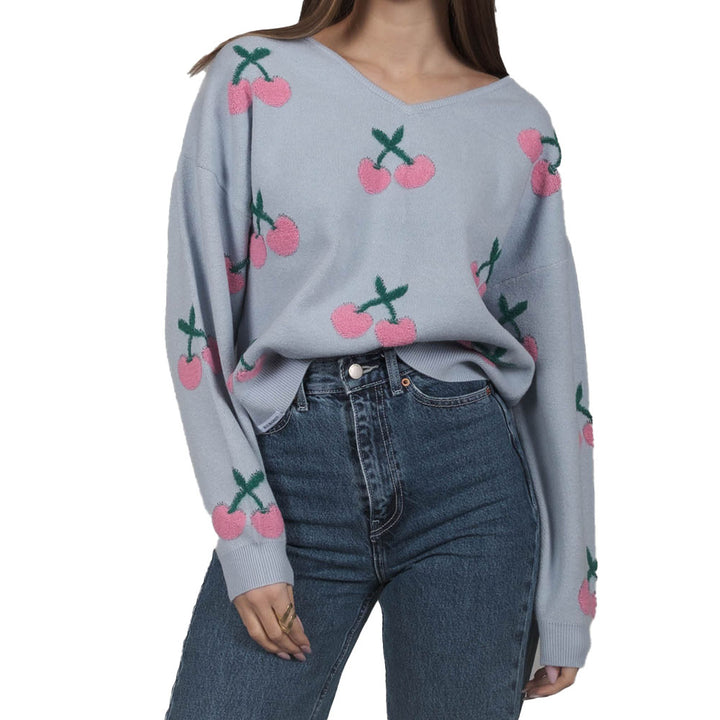 Kleinigkeit Damen Strickpullover Cherry Wollma