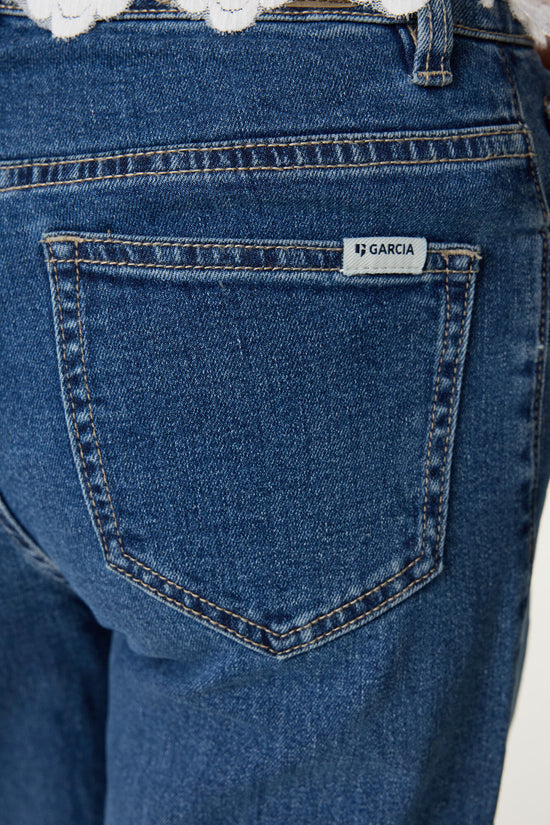 Garcia Mädchen Jeans 551 – dark used