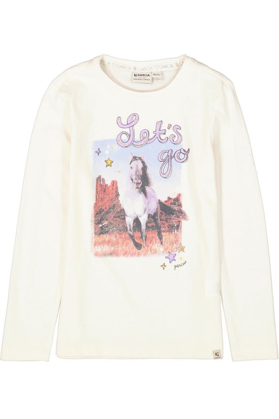 Garcia Mädchen T-Shirt Langarm H54401