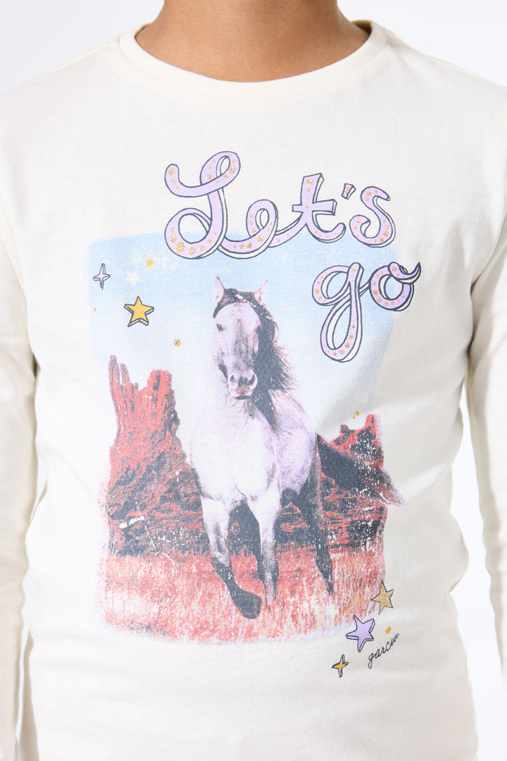 Garcia Mädchen T-Shirt Langarm H54401