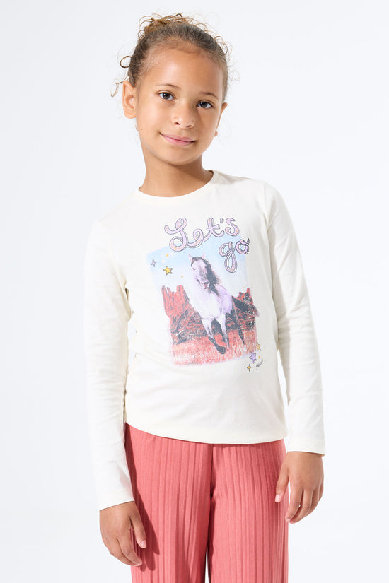 Garcia Mädchen T-Shirt Langarm H54401