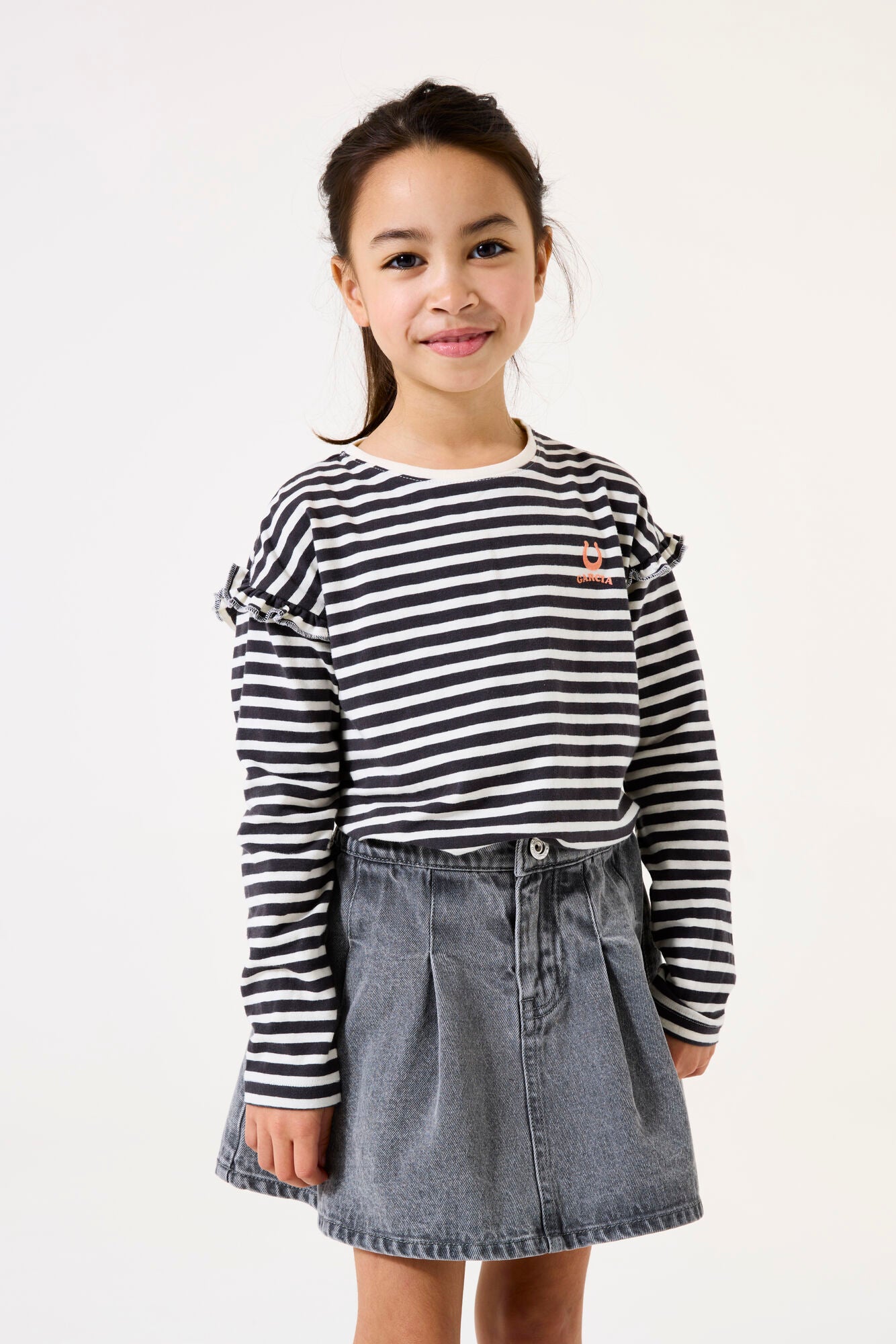 Garcia Mädchen T-Shirt Langarm H54403