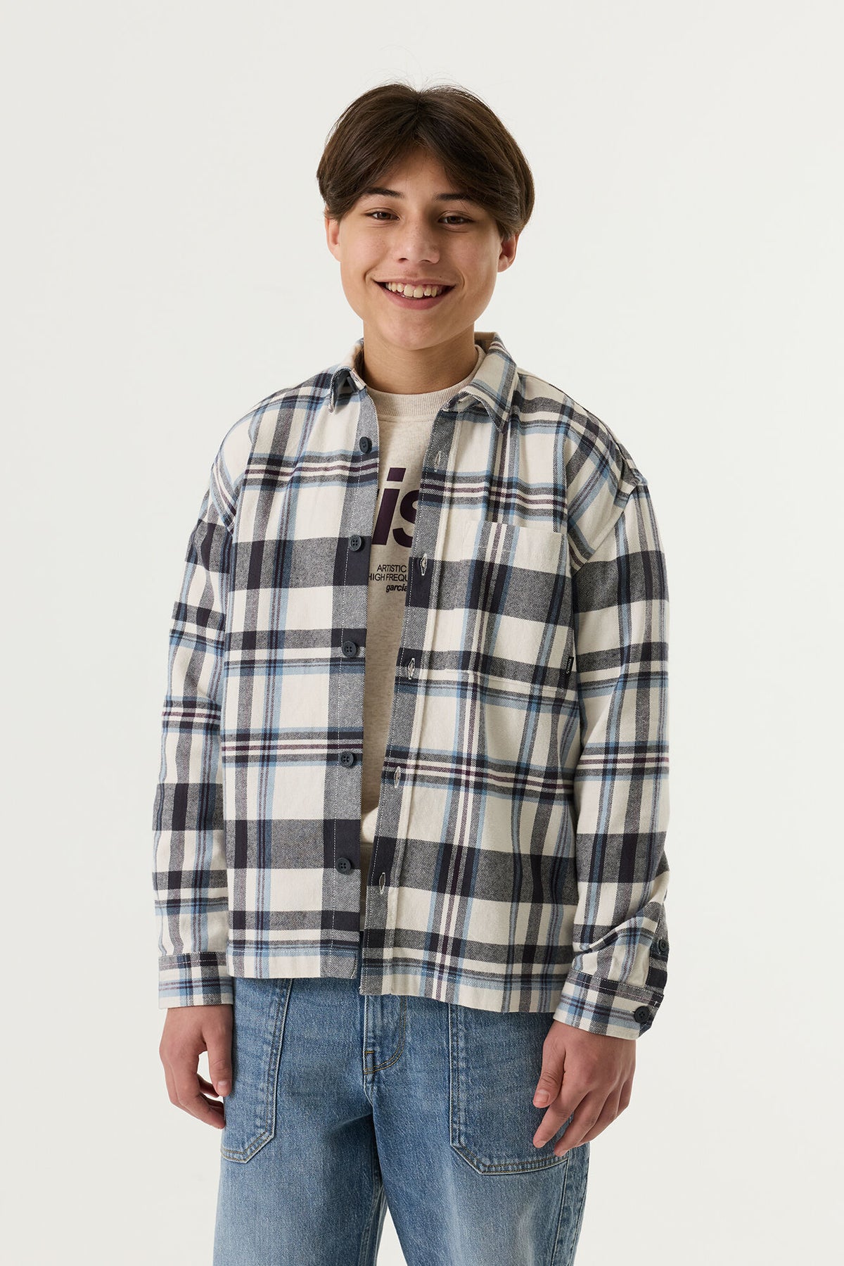 Garcia Jungen Hemd Jungen overshirt V263631 – deep rock