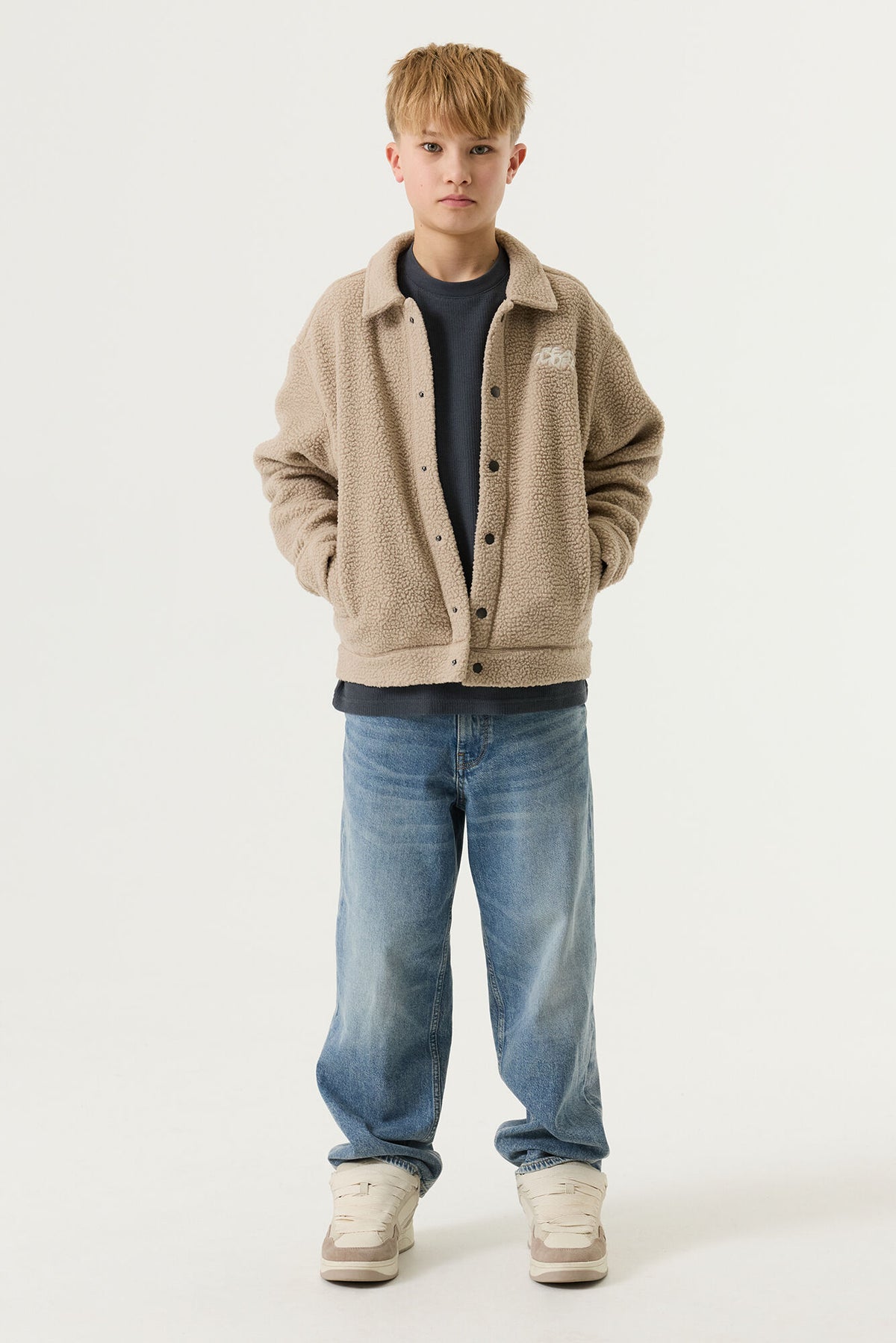 Garcia Jungen Sweater Jungen sweat cardigan V263667 – paperboard