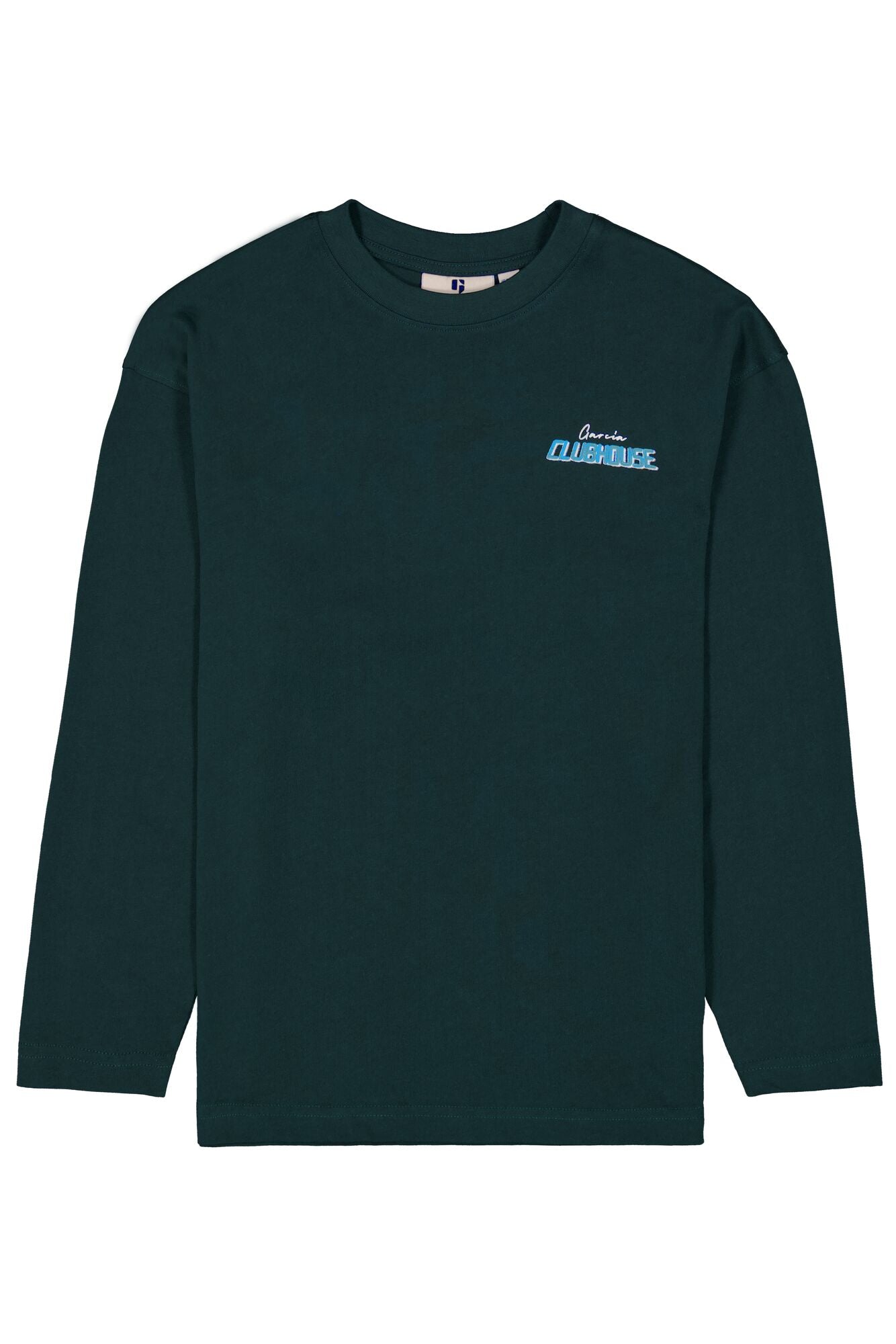 Garcia Jungen Langarmshirt Jungen T-shirt ls U263402 – jaded teal