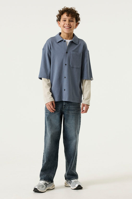 Garcia Jungen Langarmshirt Jungen shirt ls S263431 – jay blue