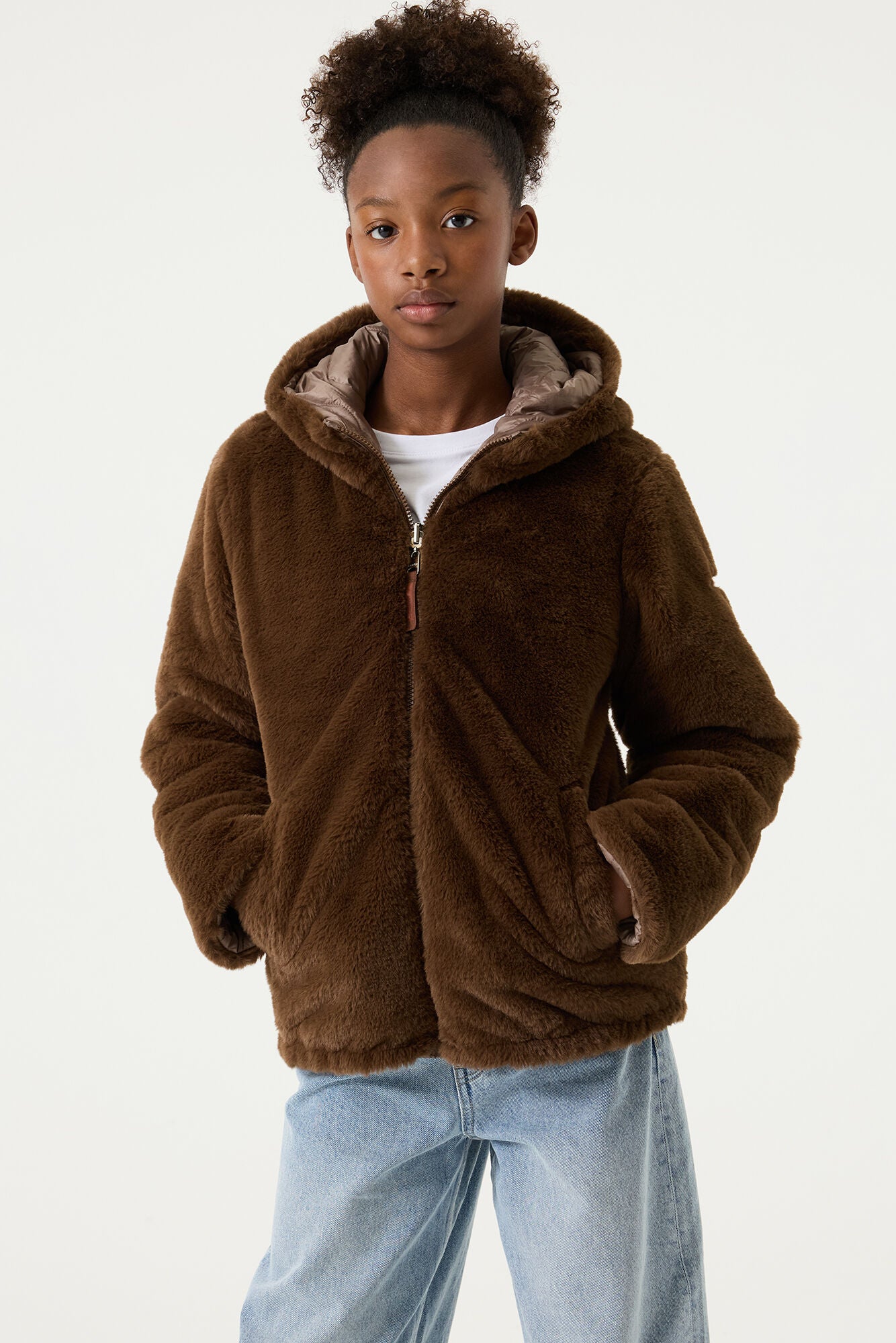 Garcia Mädchen Jacke Mädchen outdoor jacket GJ2620806 – deep cocoa