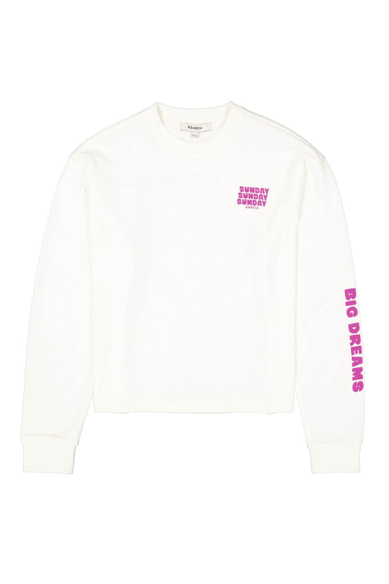 Garcia Mädchen Langarmshirt Mädchen T-shirt ls S262604 – off white