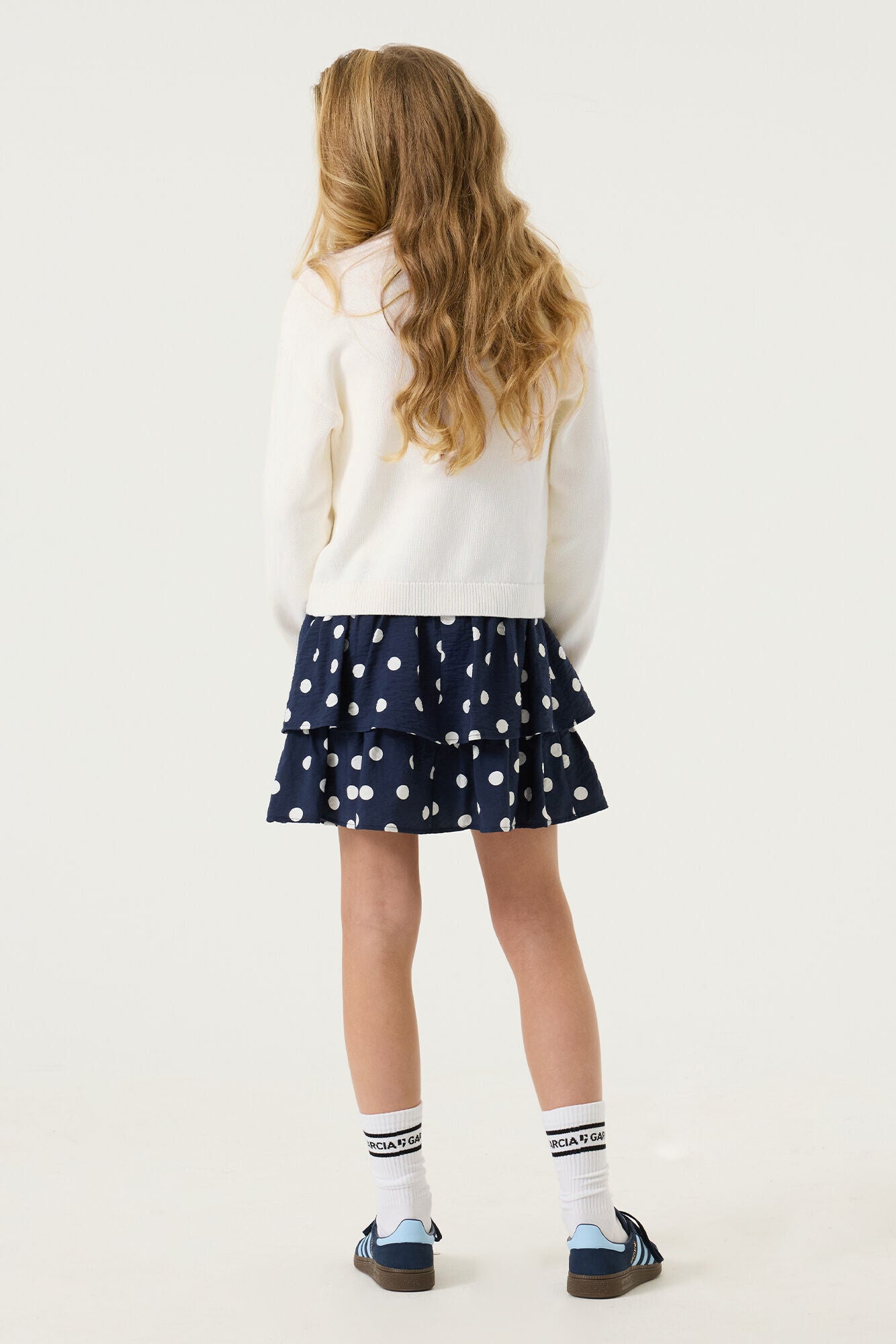 Garcia Mädchen Pullover Mädchen pullover S262641 – off white