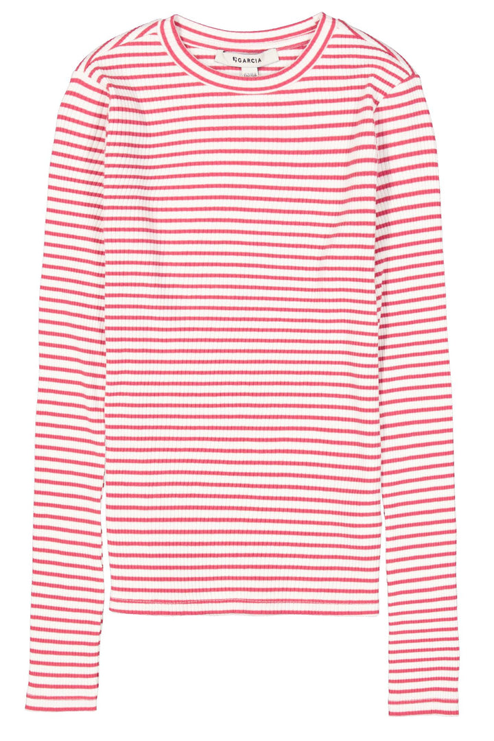 Garcia Mädchen Langarmshirt Mädchen T-shirt ls U262606 – candy rose
