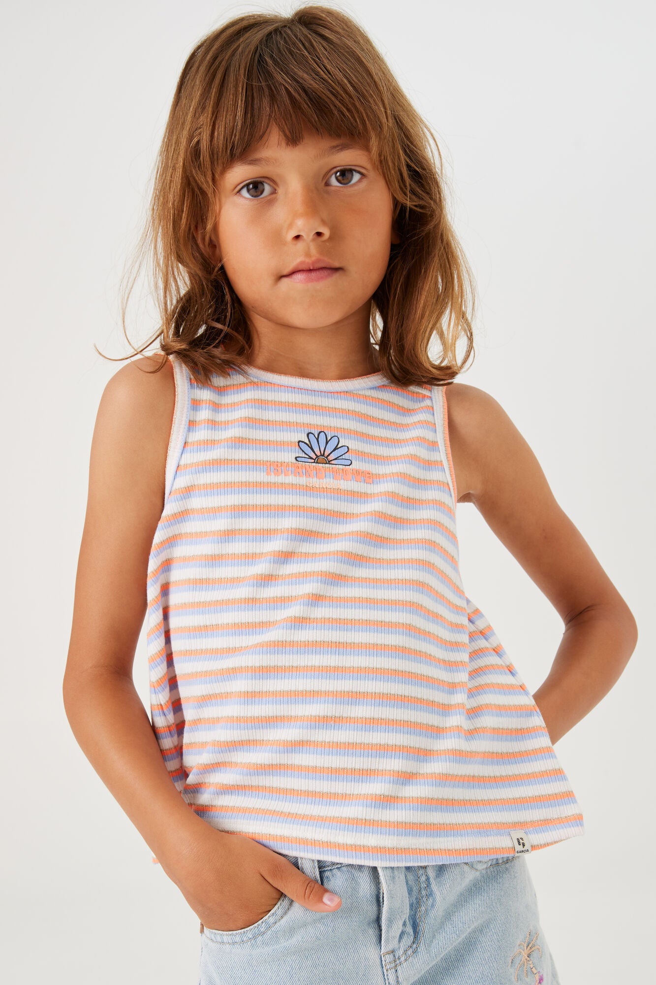 Garcia Girls Kids singlet P44604