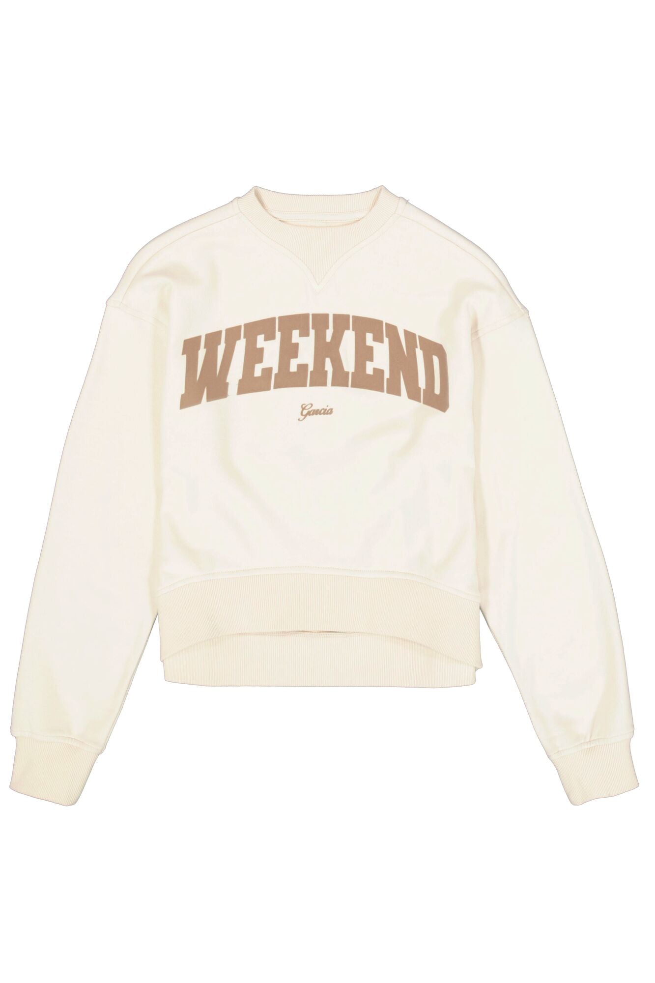 Garcia Mädchen Sweatshirt M262463 – ecru