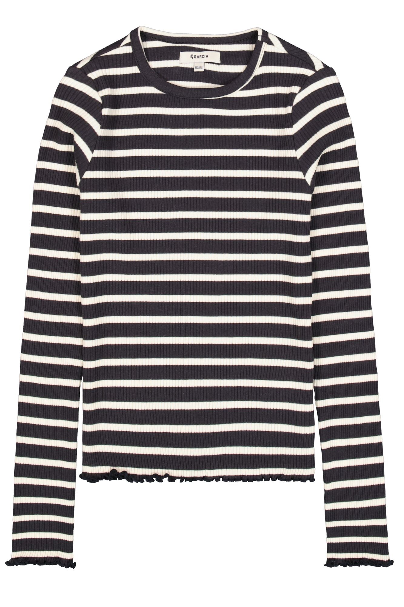 Garcia Mädchen Langarmshirt  M262406 – off black