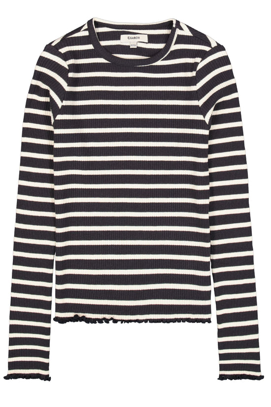 Garcia Mädchen Langarmshirt  M262406 – off black