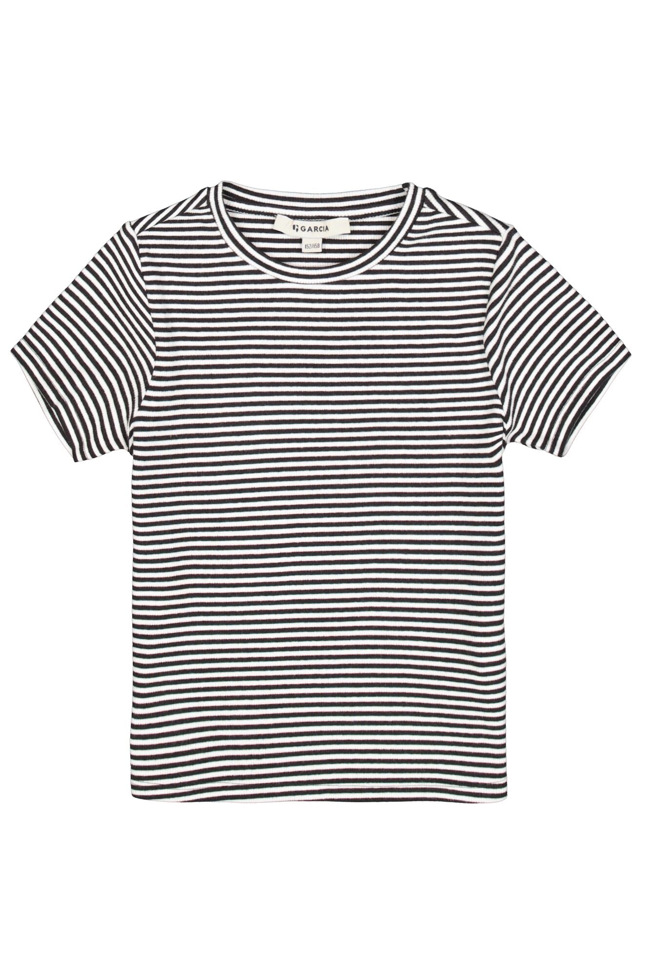 Garcia Mädchen T-Shirt N262605 – off black