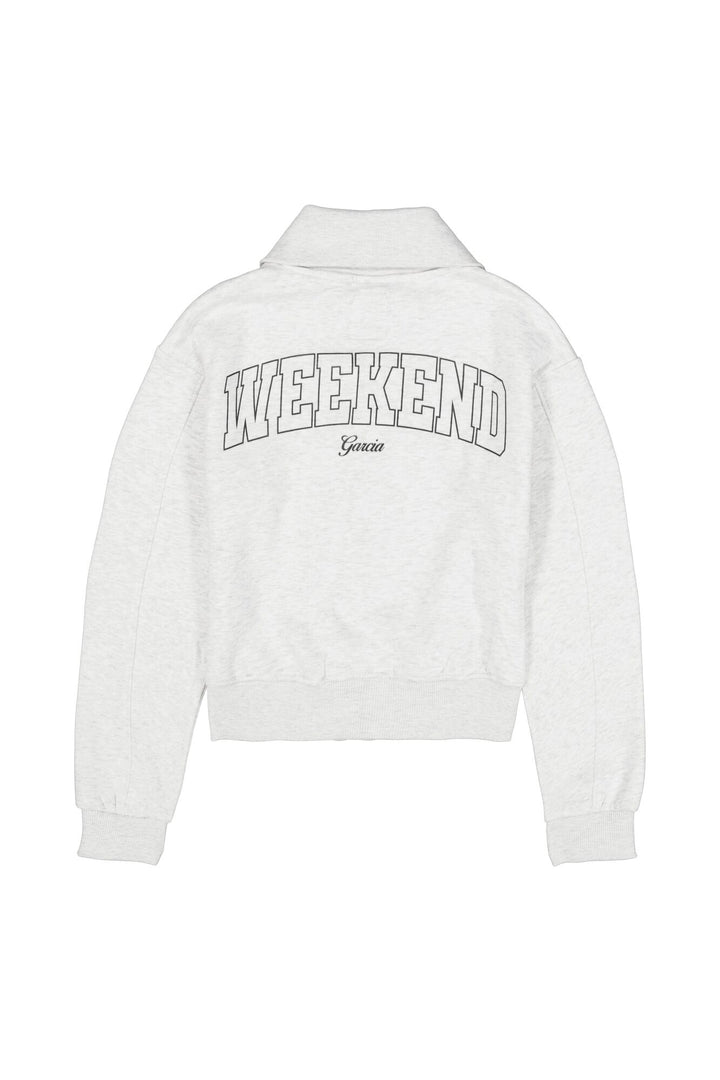 Garcia Mädchen Sweat Cardigan M262451 – cream melee