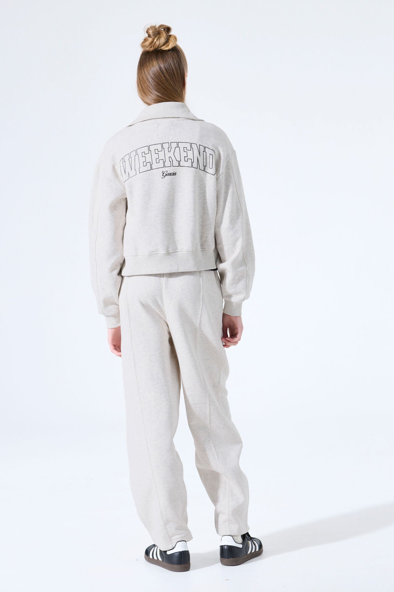 Garcia Mädchen Hose M262524 – cream melee