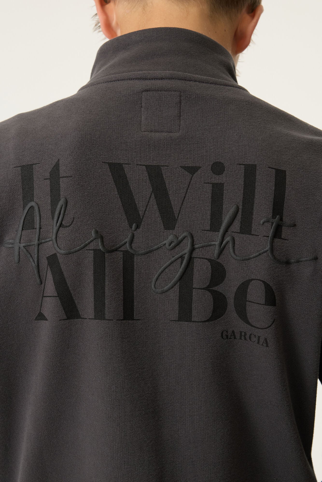 Garcia Jungen Sweatshirt Jacke  O263463 – dark grey