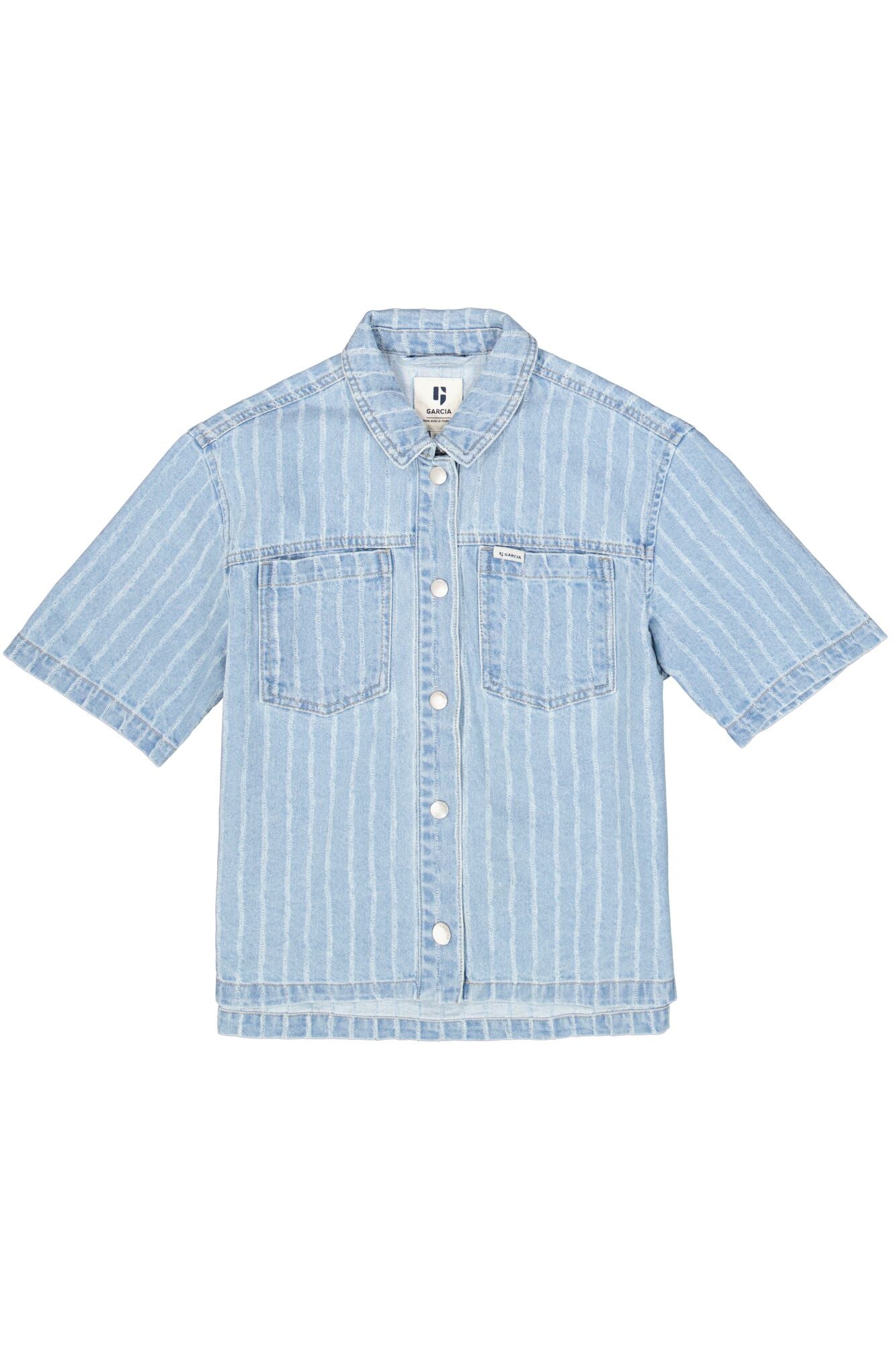 Garcia Mädchen Jeans Jacke N262652 – denim blue