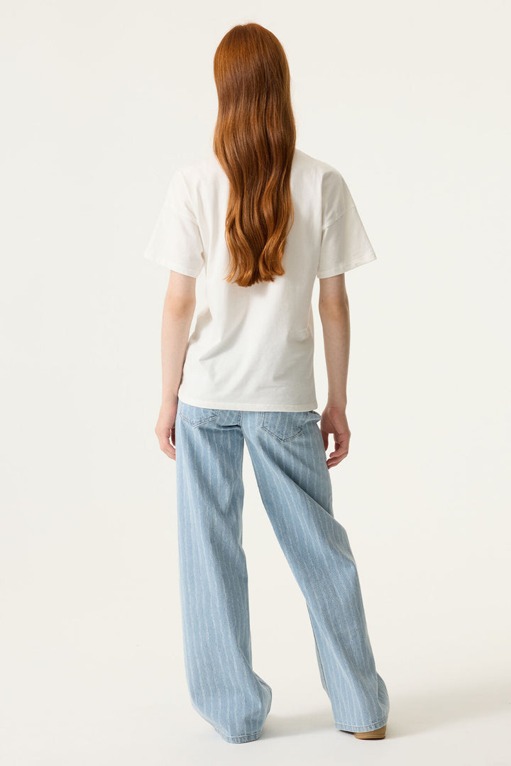 Garcia Mädchen T-Shirt N262603 – off white