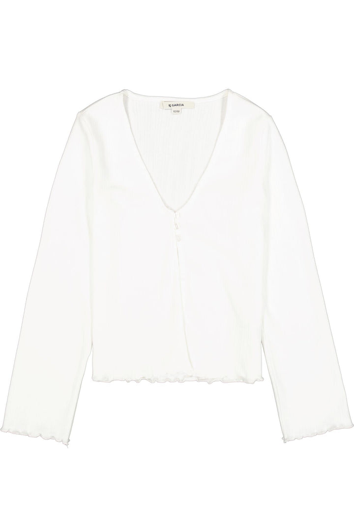 Garcia Mädchen T-Shirt N262607 – off white