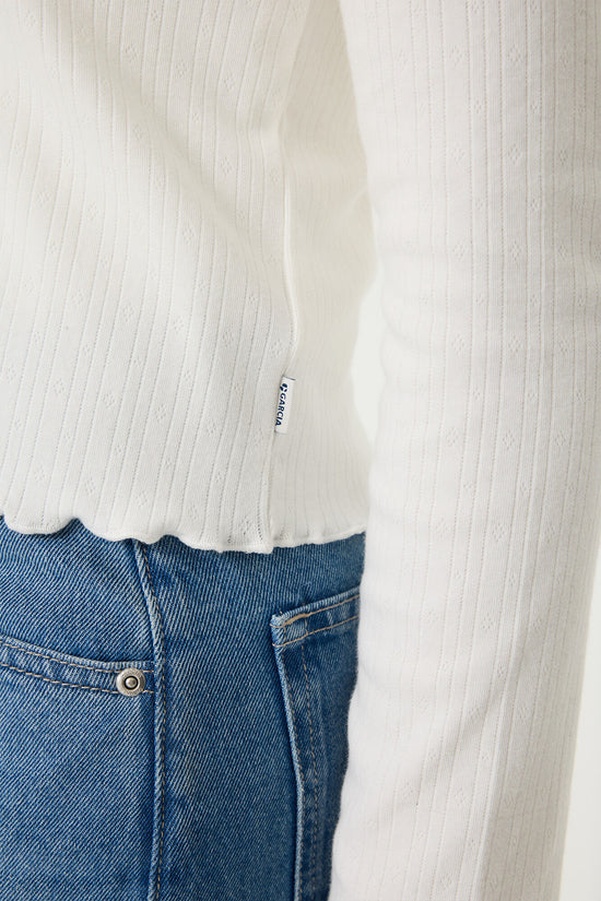 Garcia Mädchen T-Shirt N262607 – off white