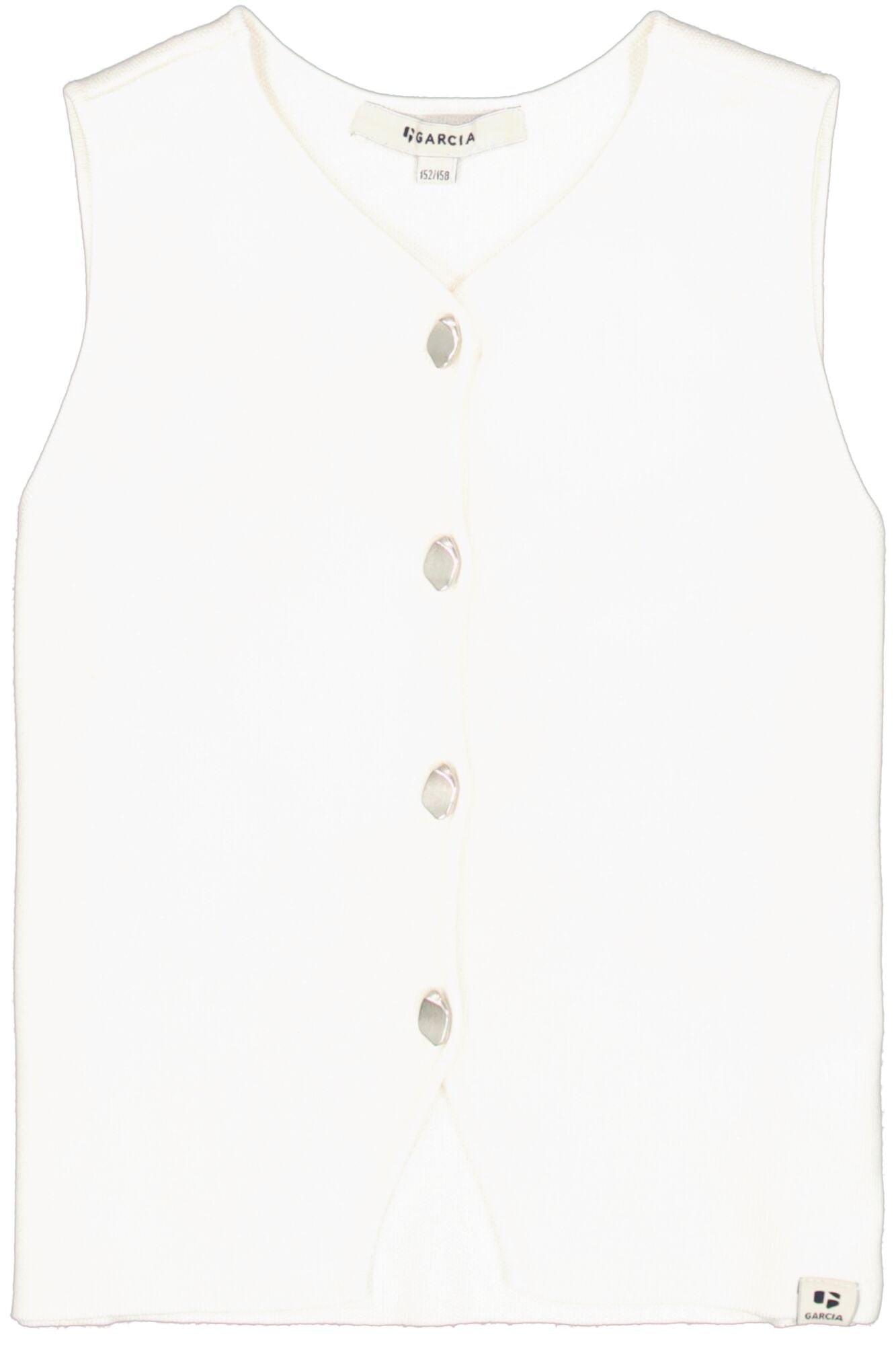 Garcia Mädchen Oberteil N262654 – off white