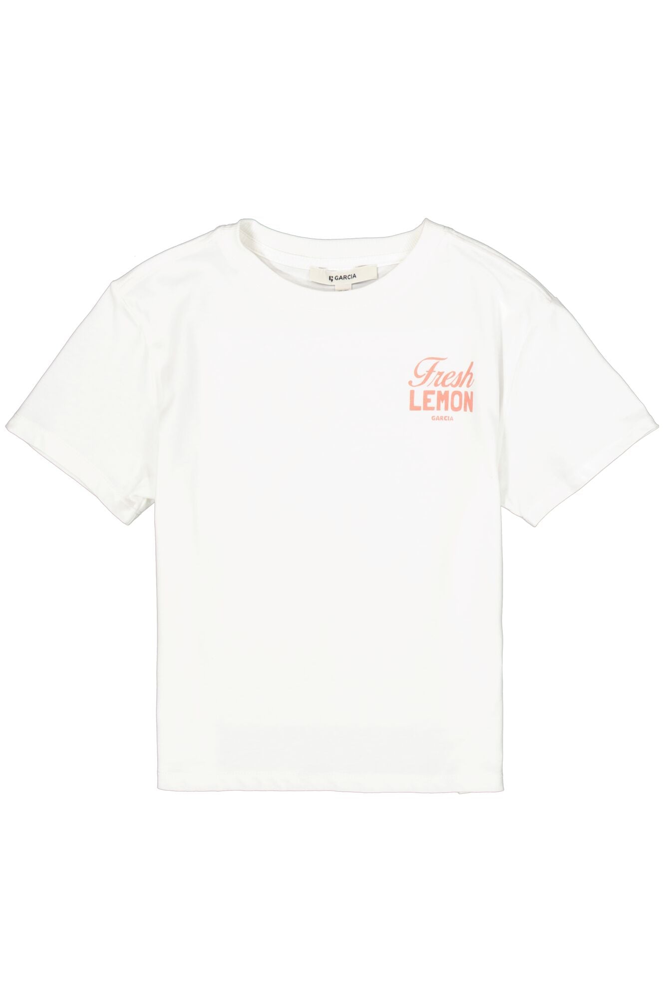 Garcia Mädchen T-Shirt O262402 – off white