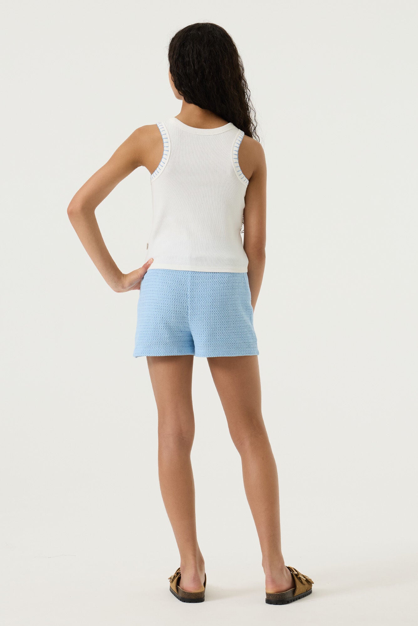 Garcia Mädchen Top  O262411 – off white