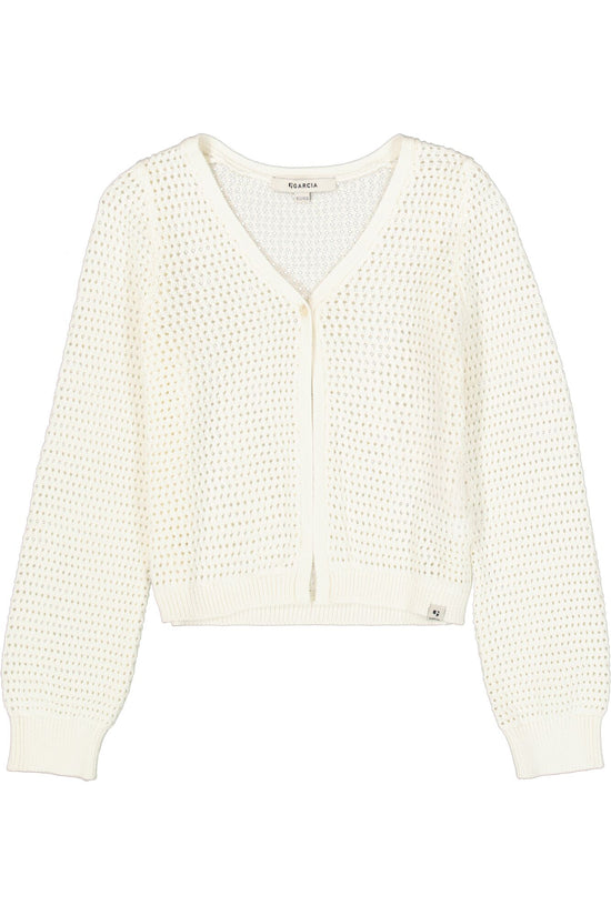 Garcia Mädchen Oberteil P262650 – off white