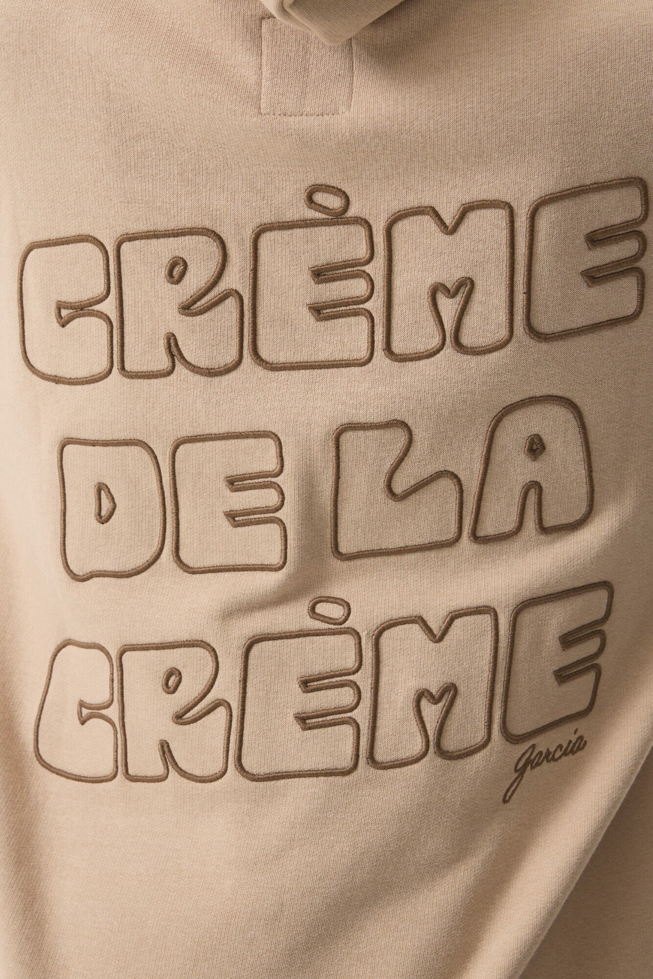 Garcia Mädchen Sweatshirt mit Kapuze M262462 – light taupe