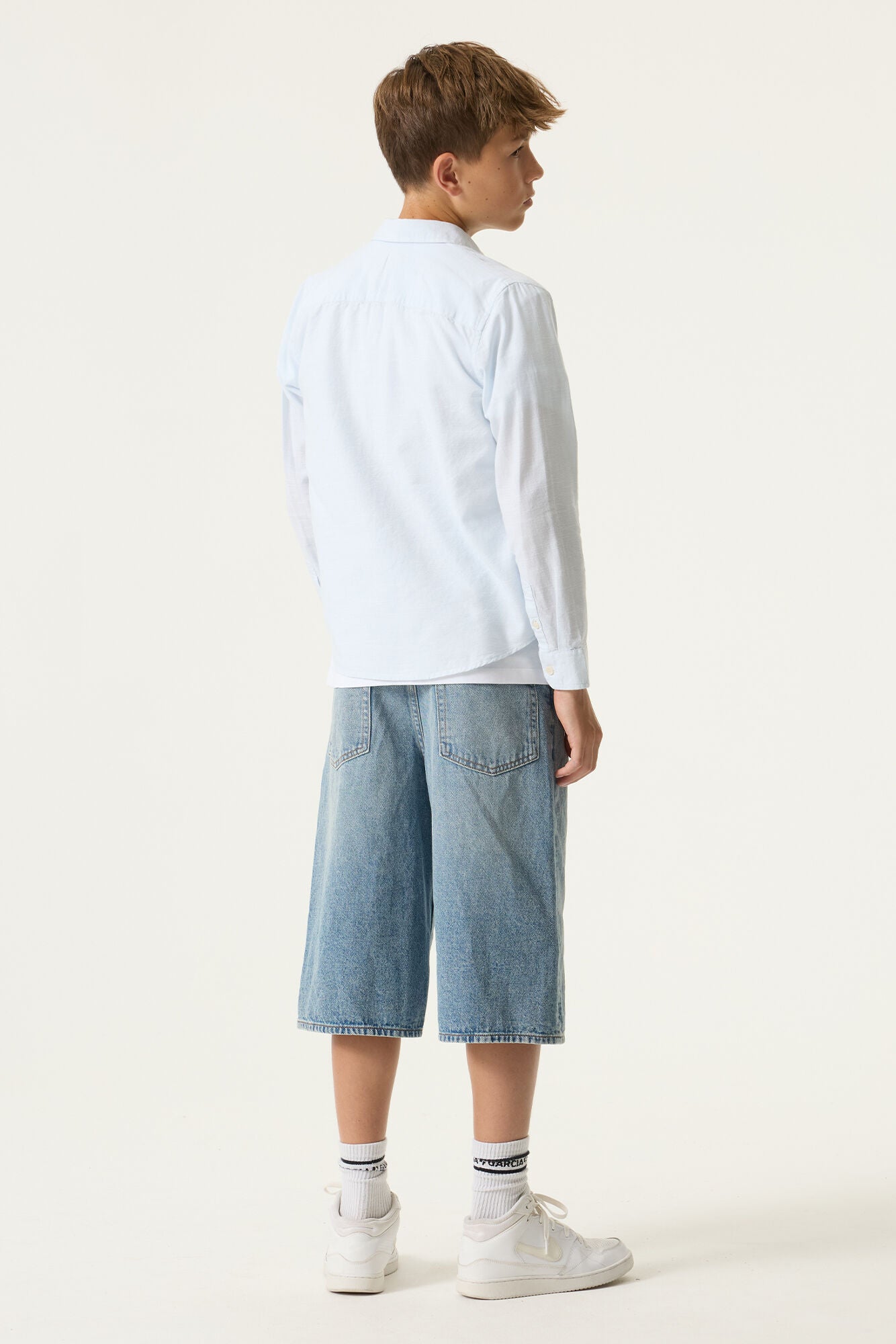 Garcia Jungen Hemd  O263432 – dusy aqua