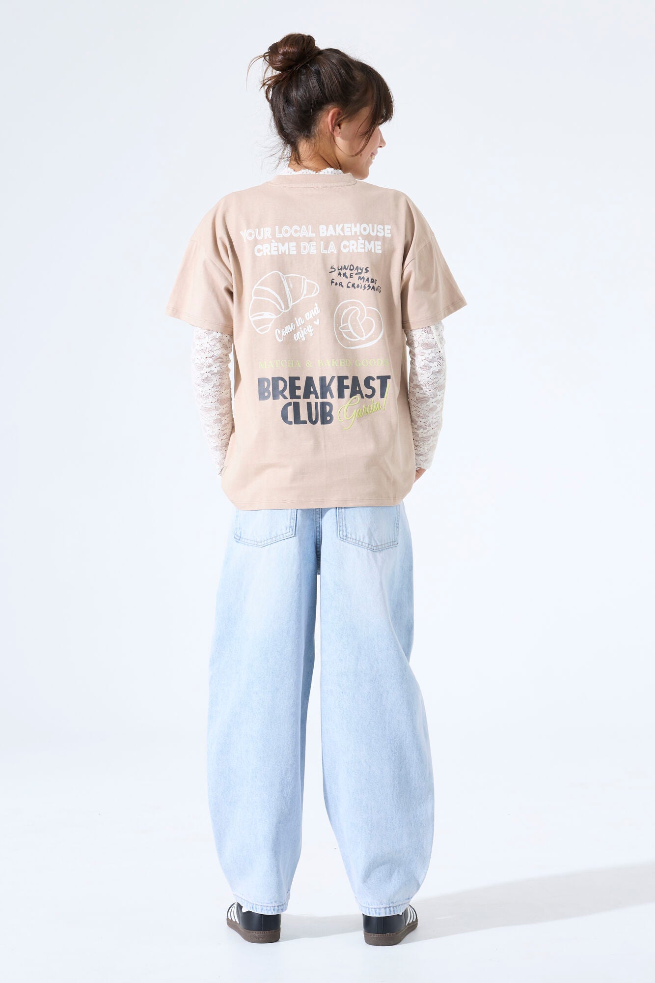 Garcia Mädchen Jeans Barrel Fit  M262523 – bleached