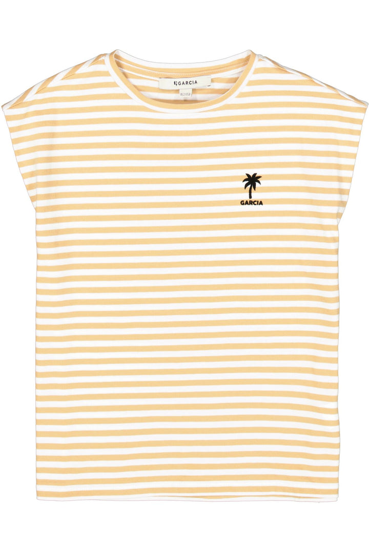 Garcia Mädchen T-Shirt P262602 – fresh tan