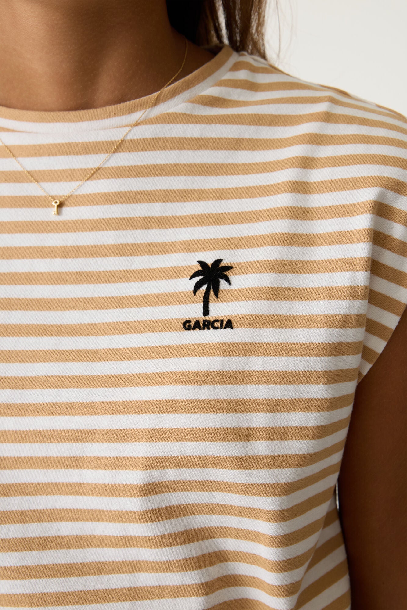Garcia Mädchen T-Shirt P262602 – fresh tan