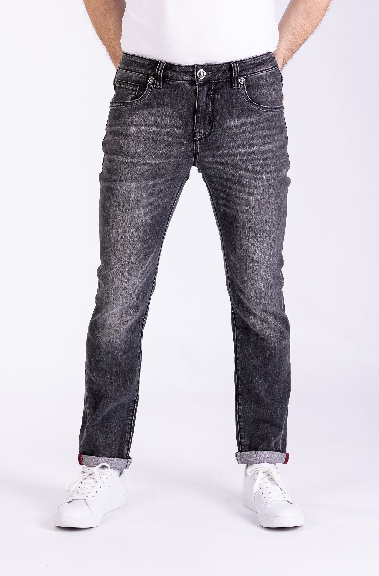 Blue Monkey Herren Jeans Gordan - washed black