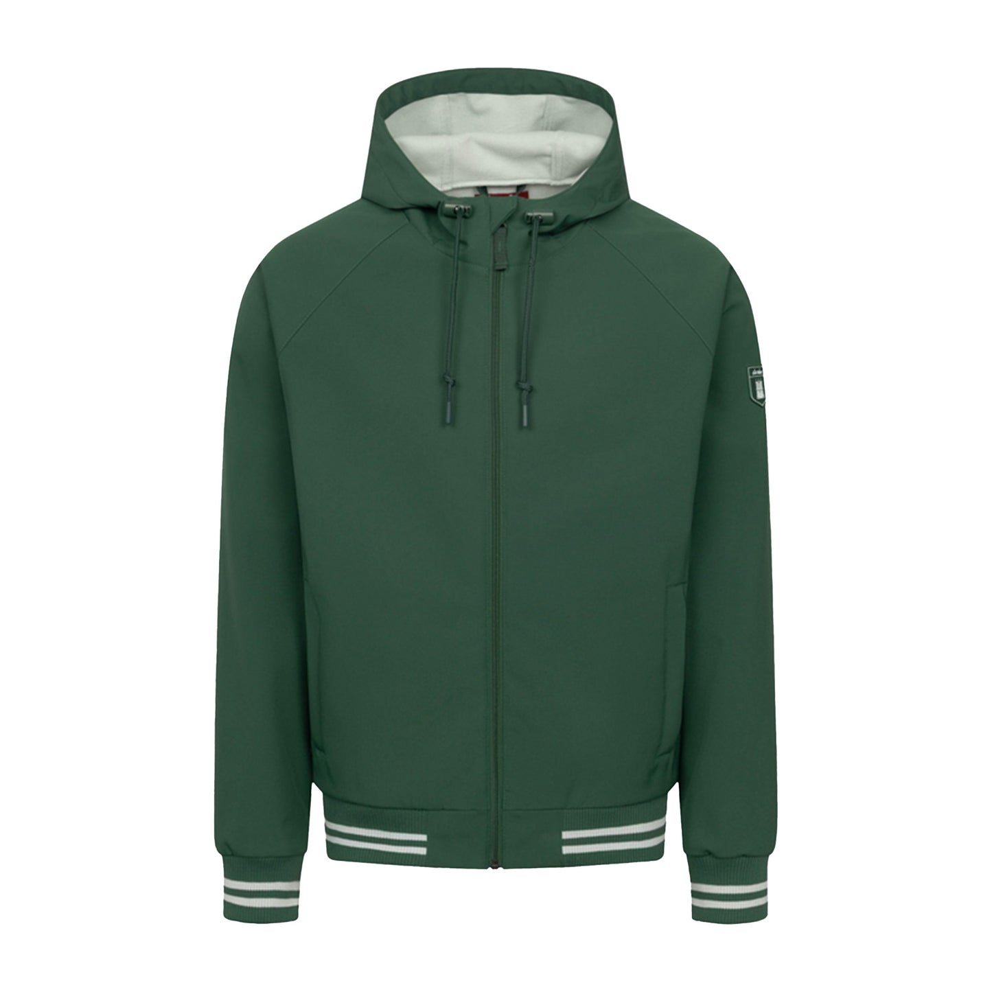 Derbe Herren Jacke Softshell Helgoby – eden/pale aqua